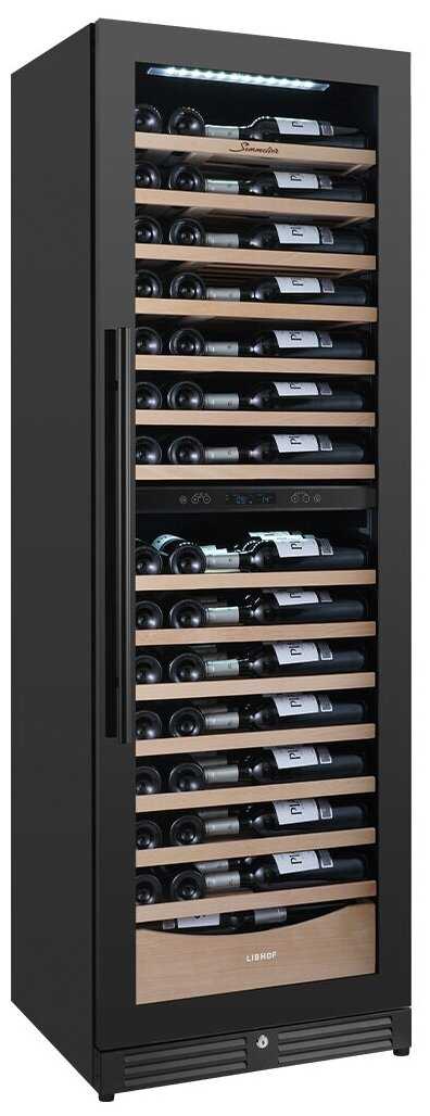 Винный шкаф Libhof Sommelier SMD-110 slim black фотография 1