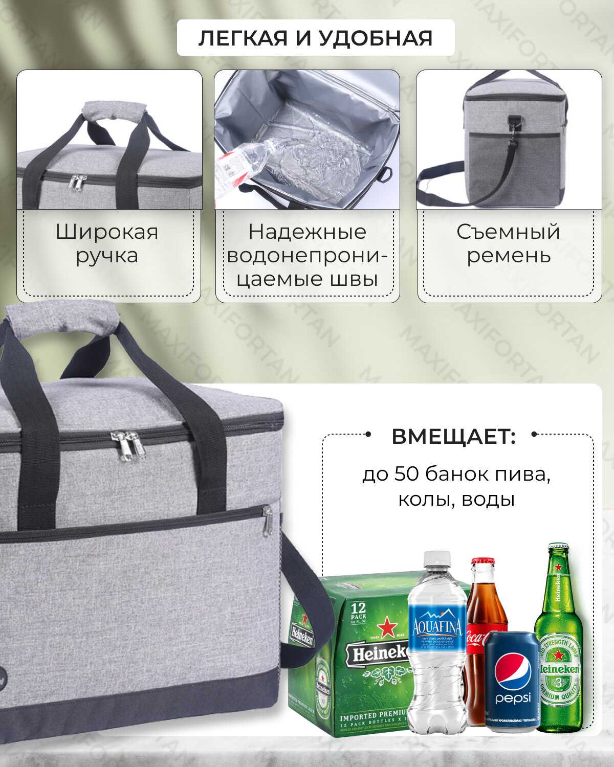Сумка-холодильник MAXIFORTAN Сумка-холодильник 30 л (MAXIFORTAN) фотография 31