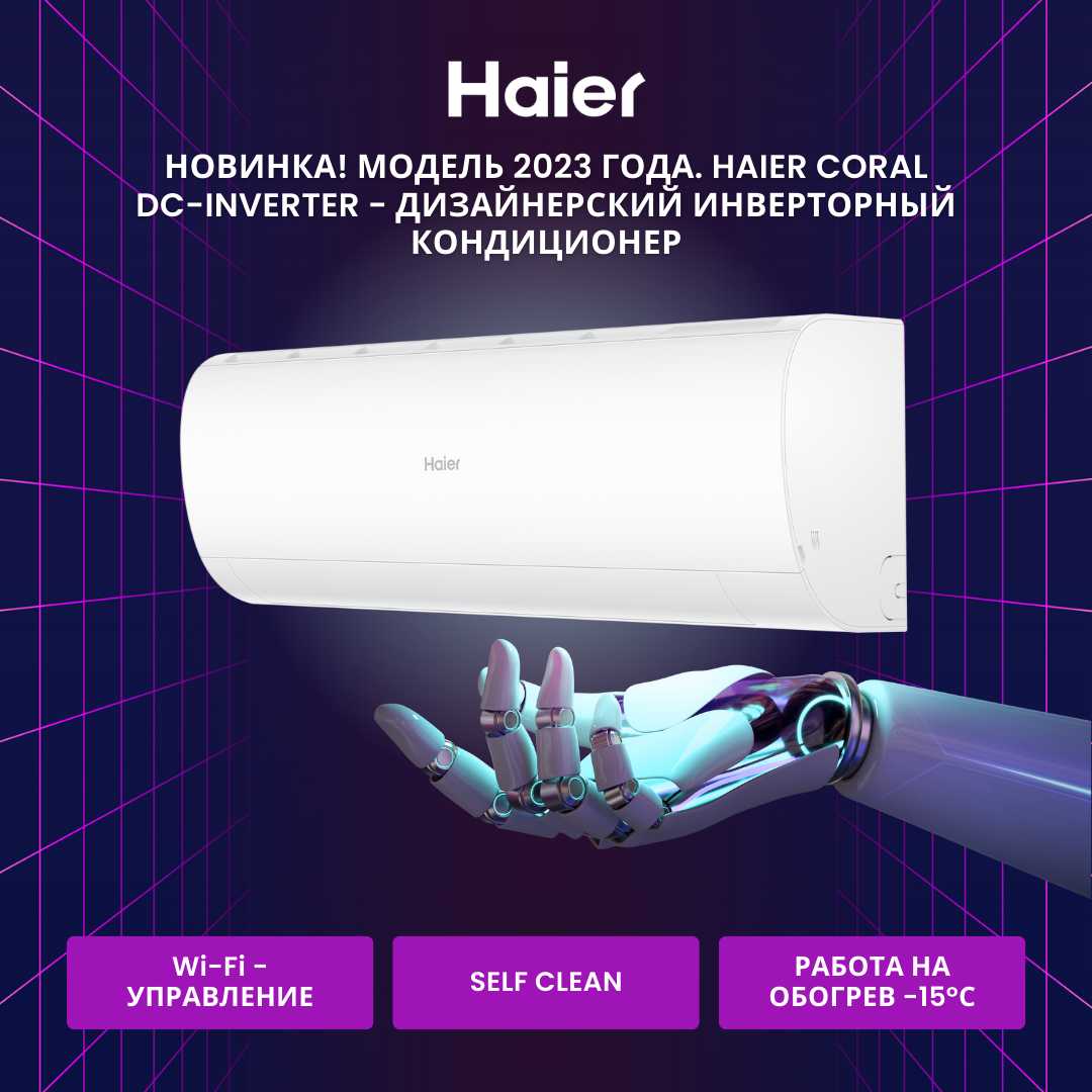 Кондиционер Haier Coral Inverter (AS20HPL1HRA/1U20HPL1FRA) фотография 18