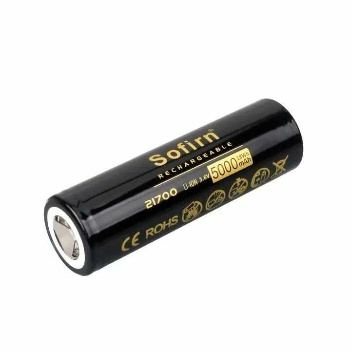 Аккумулятор Sofirn 21700 (5000 mAh 3.7V) фотография 1