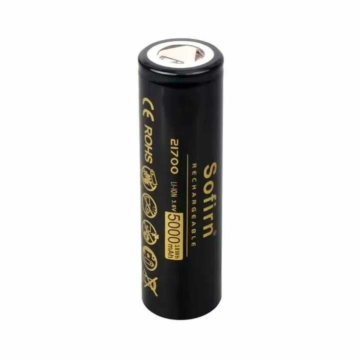 Аккумулятор Sofirn 21700 (5000 mAh 3.7V) фотография 2