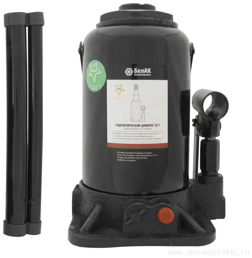 Домкрат бутылочный гидравлический БелАК БАК.20049