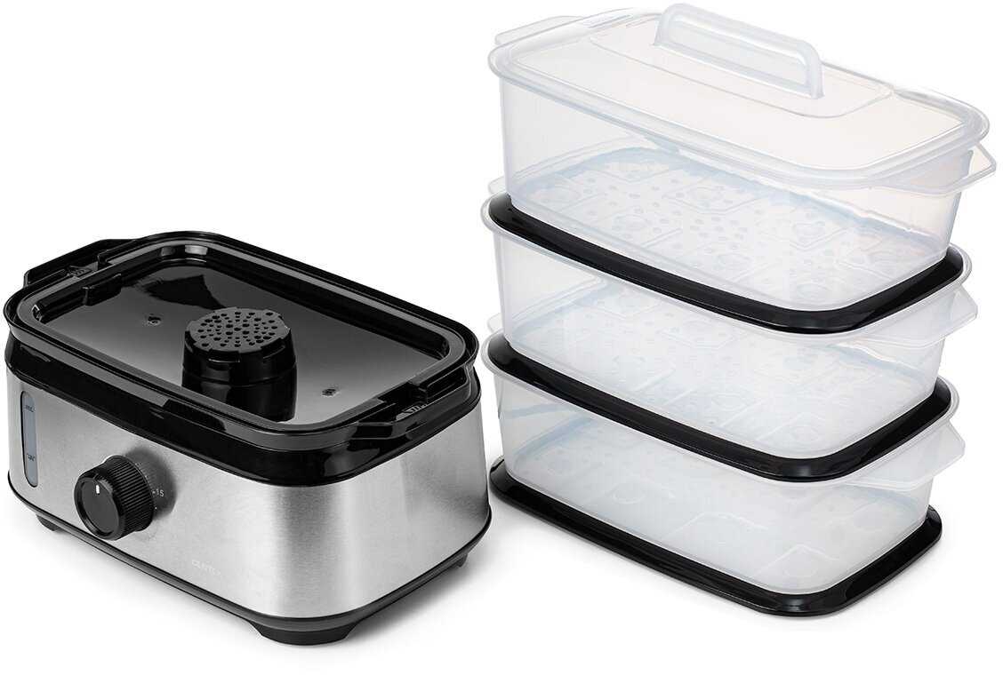 Пароварка Centek CT-1462 9л 1050Вт таймер 60 мин,3контейнера фотография 16