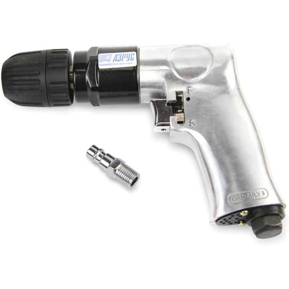 AERO Пневмодрель 10 мм бесключевой патрон фотография 6