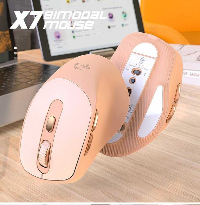 Игровая беспроводная Мышь ZiyouLang X7 Bluetooth + 2.4G DPI 4000 фотография 10