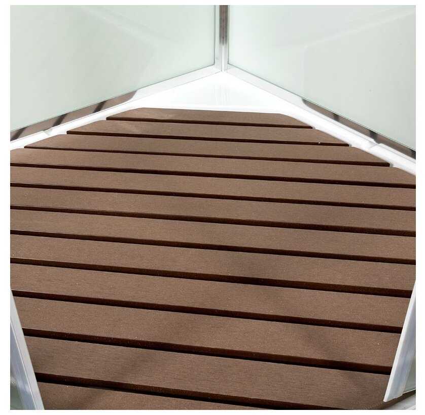 Душевая кабина Deto D01S с подсветкой низкий поддон 100см*100см фотография 11