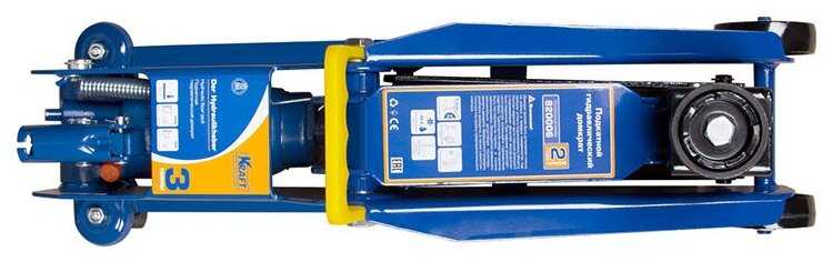 Домкрат подкатной гидравлический KRAFT Домкрат подкатной гидравлический (KT 820006) фотография 1