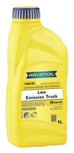 Полусинтетическое моторное масло RAVENOL Low Emission Truck SAE 15W-40