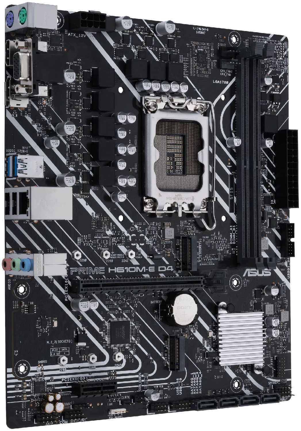 Материнская плата ASUS PRIME H610M-E D4 фотография 1
