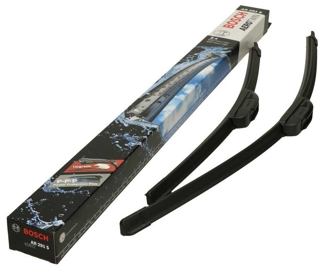 Щетка стеклоочистителя бескаркасная Bosch Aerotwin AR291S, 2 шт. фотография 1