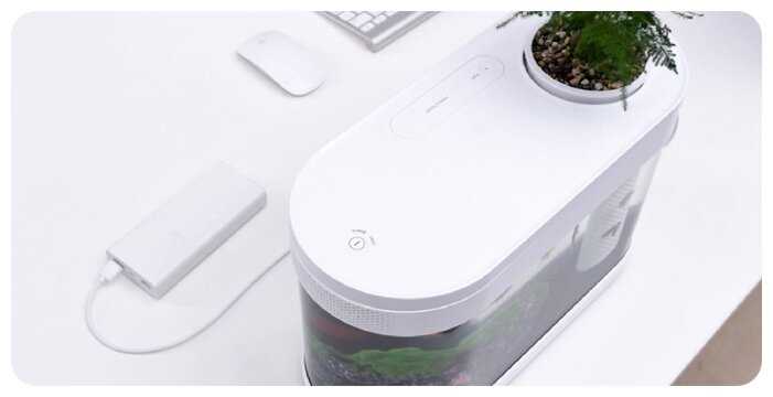 10 л Xiaomi Geometry Fish Tank Aquaponics Ecosystem (HF-JHYG001) фотография 6