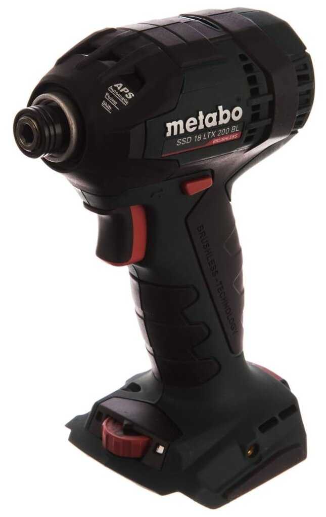 Аккумуляторный ударный гайковерт Metabo SSD 18 LTX 200 BL 602396890, без аккумулятора фотография 1