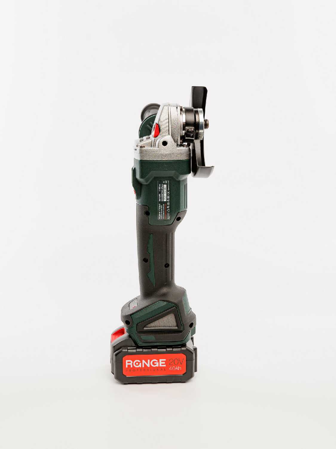 Аккумуляторная шлифовальная машина Range УШМ 125 (RAG125-20/4.0-PRO-2B) фотография 6