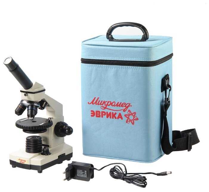 Микроскоп Микромед Эврика 40–1280х в текстильном кейсе фотография 10