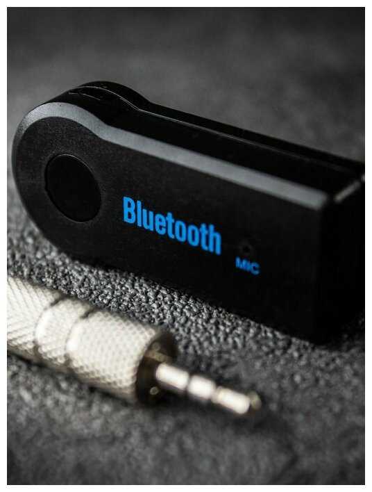 Беспроводной аудиоресивер AUX - Bluetooth AMFOX BT-350, черный / Адаптер для автомобиля, переходник в машину фотография 4