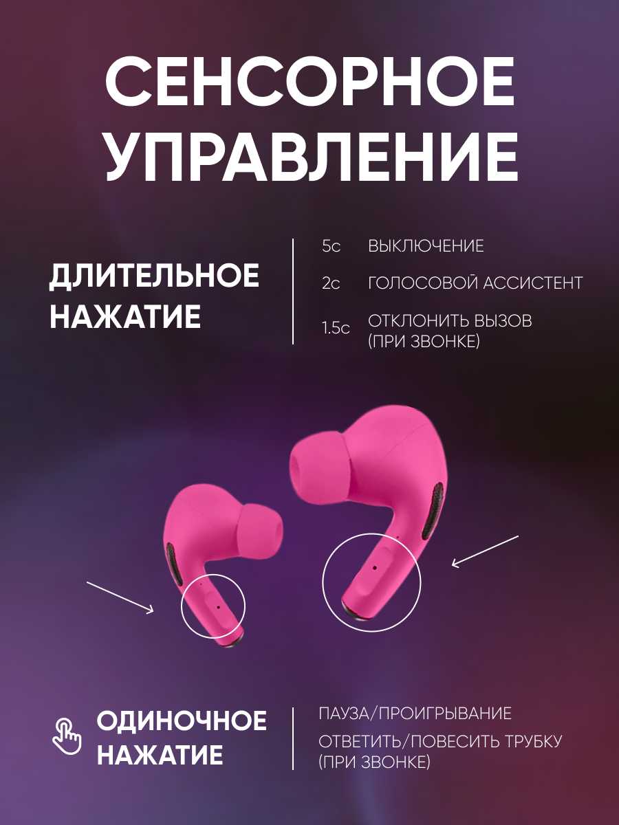 Беспроводные наушники Беспроводные наушники с микрофоном фотография 3