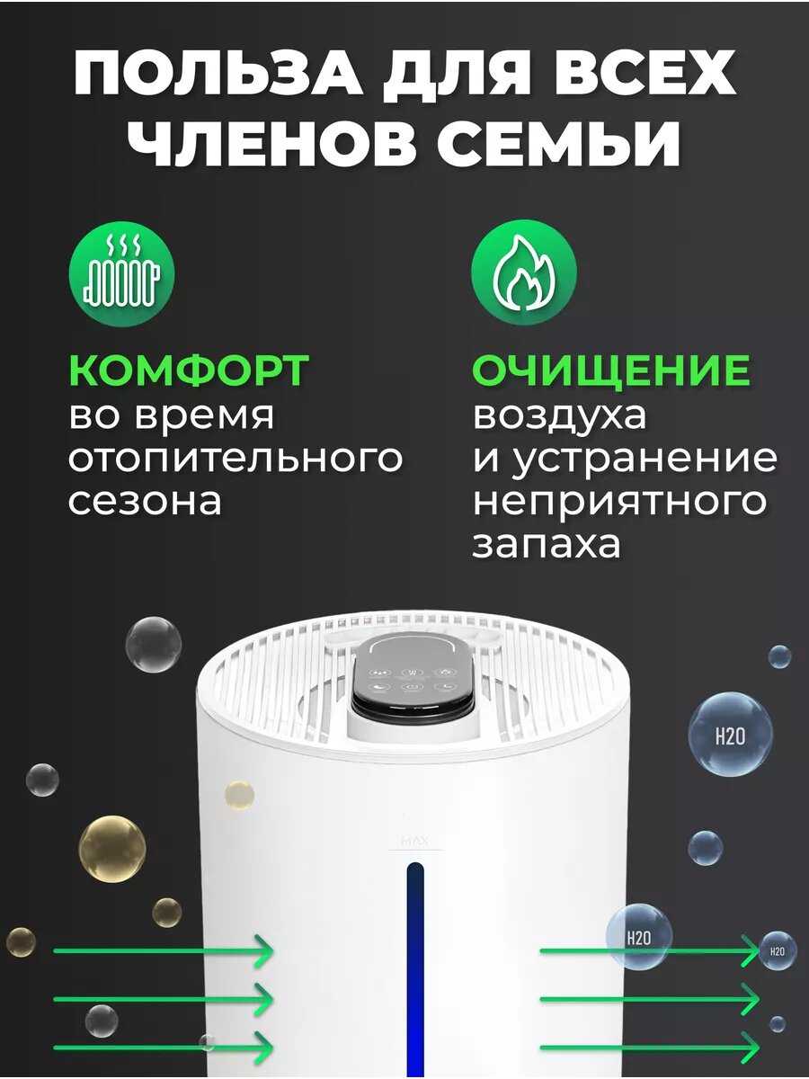 Увлажнитель воздуха Увлажнитель воздуха ультразвуковой фотография 6