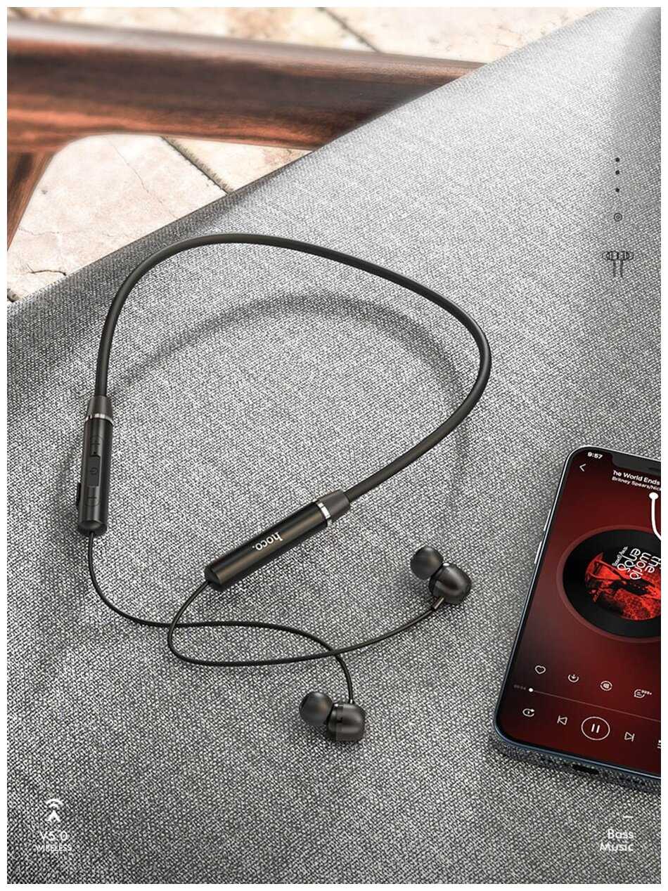 Беспроводные наушники TWS E53 / Спортивная гарнитура Bluetooth 5.0 / С микрофоном / Black фотография 2