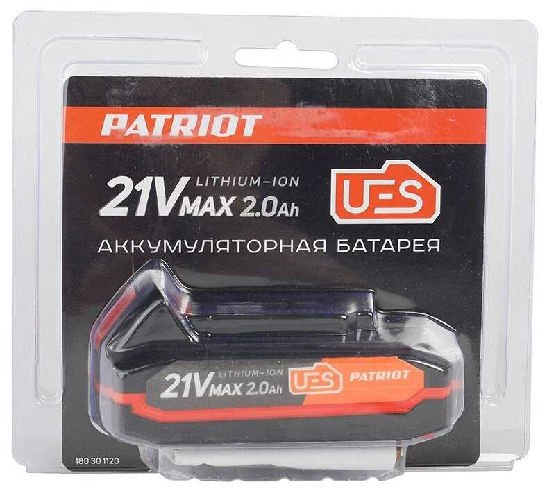 PATRIOT Li-Ion 21 В (180301120) фотография 4