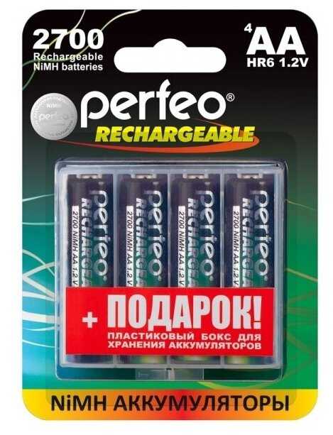 Аккумулятор Perfeo Rechargeable AA 2700 (2700)
