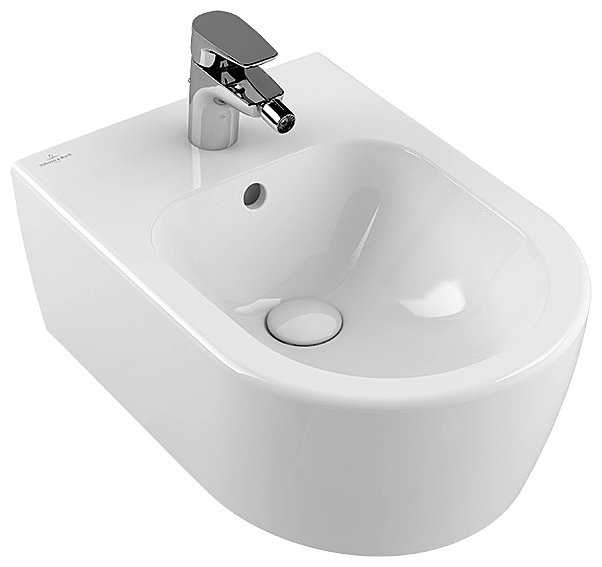 Биде Villeroy & Boch Avento 54050001 с горизонтальным выпуском