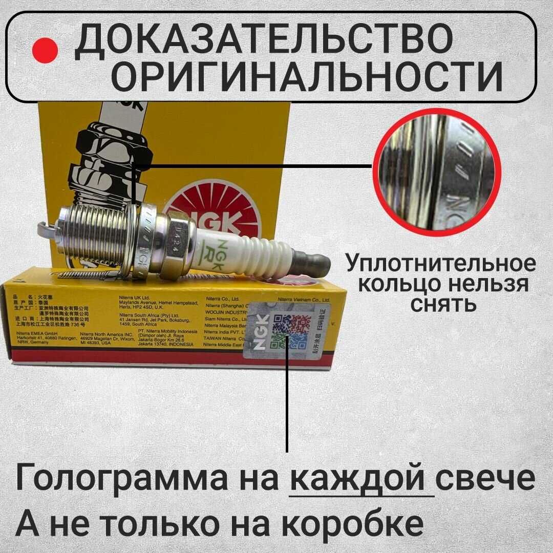 Свеча зажигания NGK ZFR6V-G (96166) фотография 2