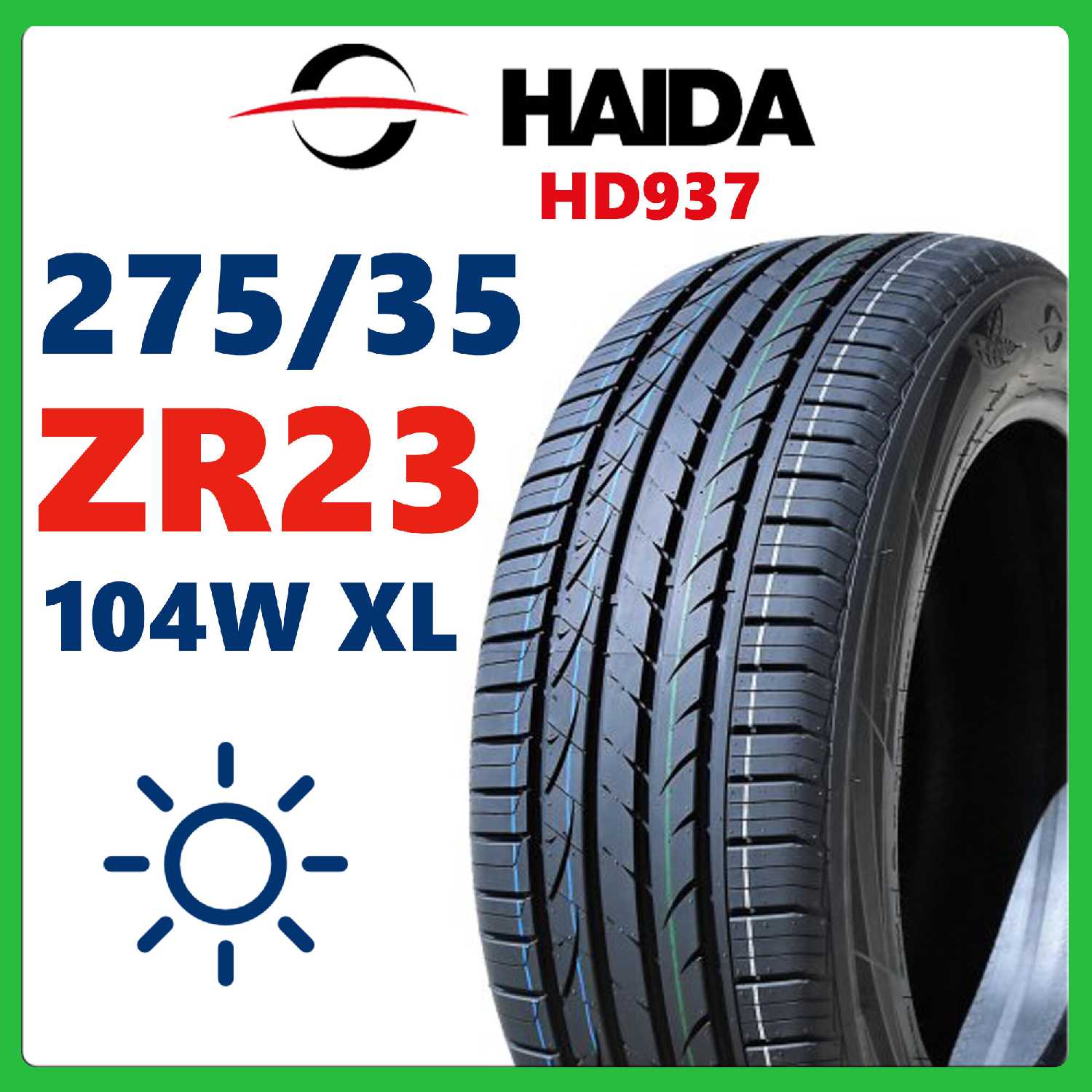 Шины летние HAIDA HD937 225/55R18 фотография 15