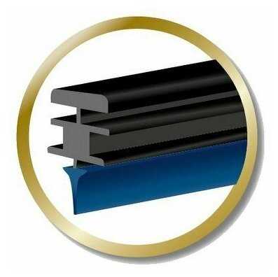 Щетка стеклоочистителя бескаркасная Valeo Silencio Flat Blade Set VM447, 2 шт. фотография 4
