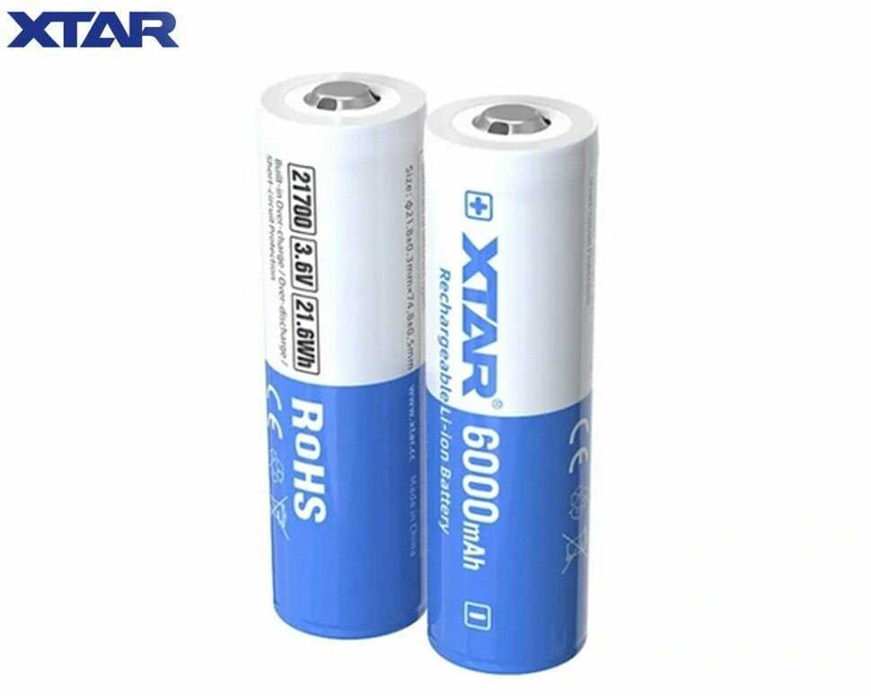 Аккумулятор XTAR XTAR 21700 (6000 mAh) фотография 3