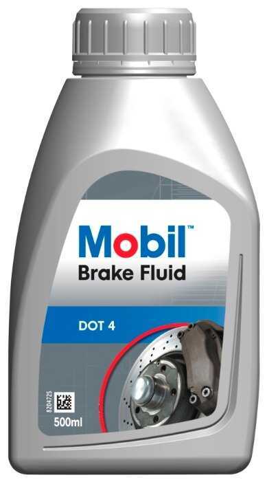 Тормозная жидкость MOBIL Brake Fluid DOT 4 0.5 л