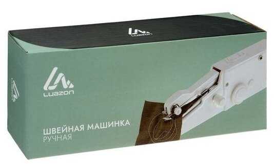 Швейная машина LuazON LSH-01, 4 Вт, портативная, 4хАА (не в комплекте), белая фотография 9