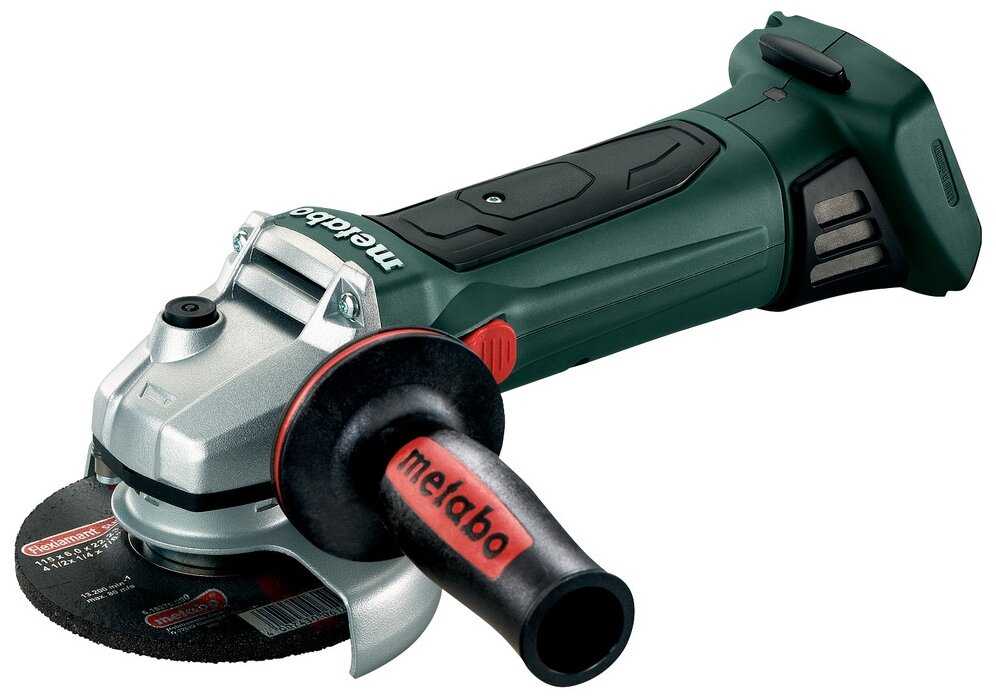 Аккумуляторная УШМ Metabo W 18 LTX 125 Quick (602174850) фотография 1