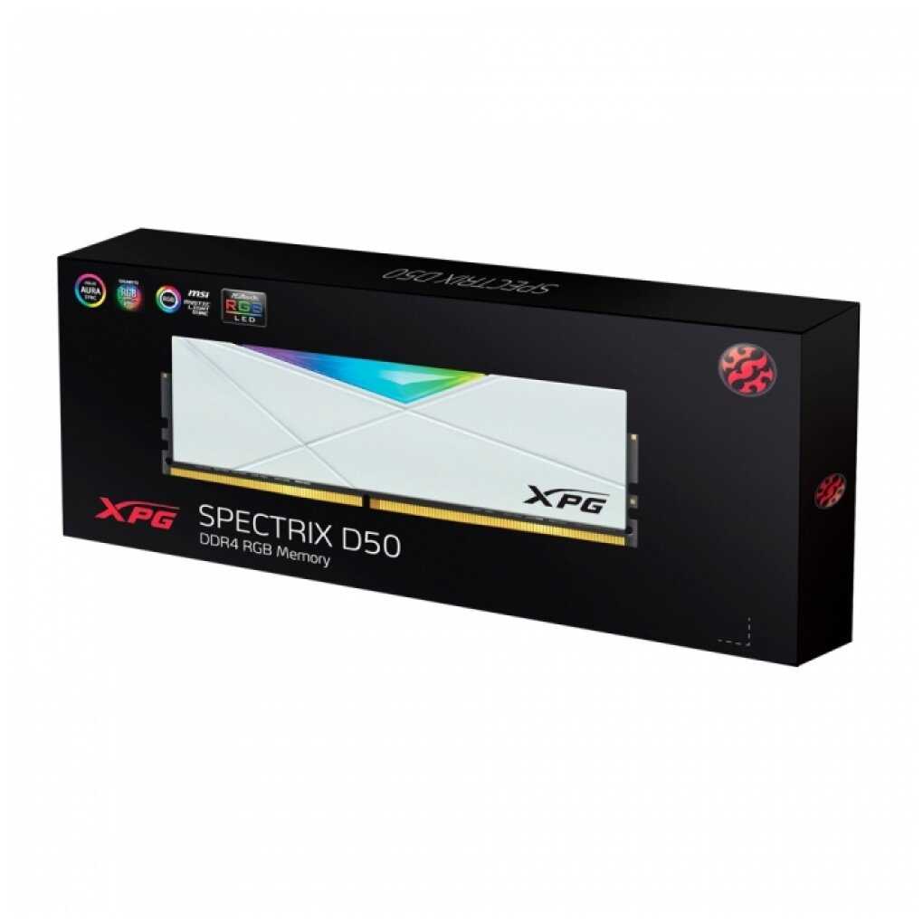 Оперативная память ADATA XPG Spectrix D50 16GB 4133MHz CL19 (AX4U413316G19J-SW50) фотография 1