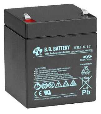 Аккумуляторная батарея B.B. Battery HR5.8-12 (12В 5.3 А·ч)