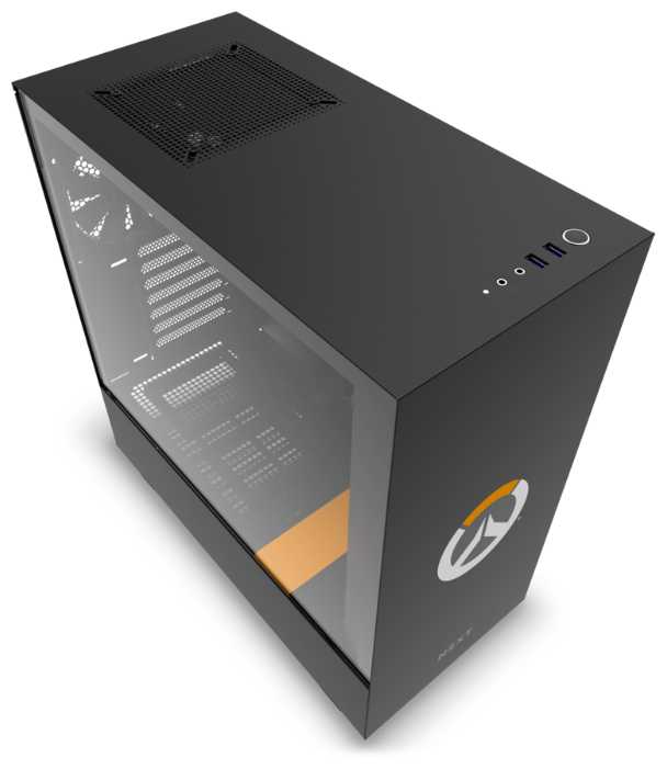 Компьютерный корпус NZXT H500 Black Overwatch Edition фотография 8