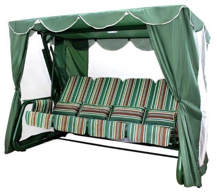 Садовые качели 4-местные ARNO-WERK Элит Люкс Плюс, до 400 кг фотография 3