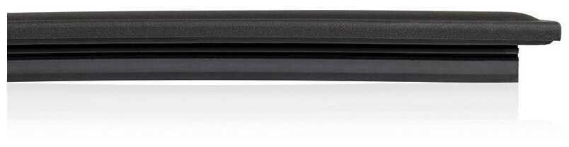 Щетка стеклоочистителя бескаркасная ALCA Super Flat Graphit 23