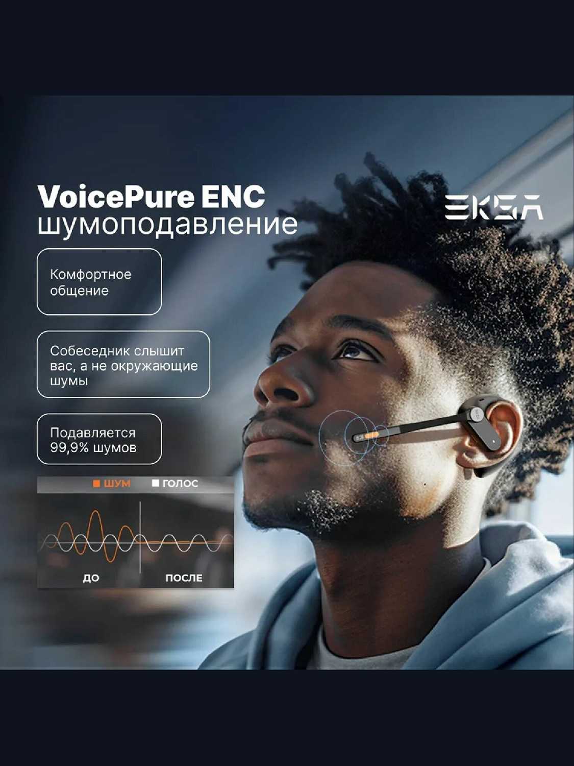 Беспроводные наушники EKSA S30 фотография 11