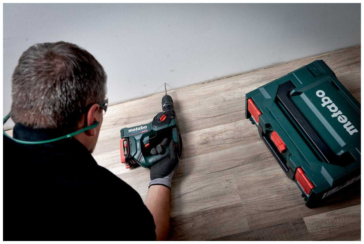 Перфоратор аккумуляторный Metabo PowerMaxx BH 12 BL 16 4.0Ач x2 metaBOX фотография 2