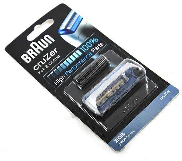 Сетка и режущий блок Braun 20S (2000 Calypso cruZer) фотография 4