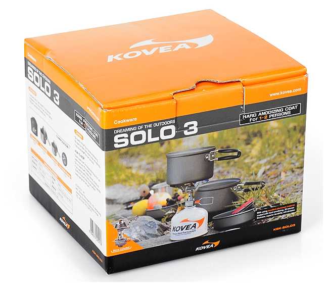 Набор туристической посуды KOVEA KSK-SOLO-3 фотография 6