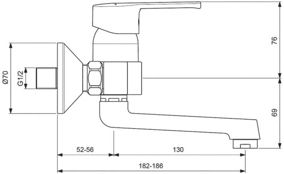 Смеситель VIDIMA Uno (BA250AA) фотография 2