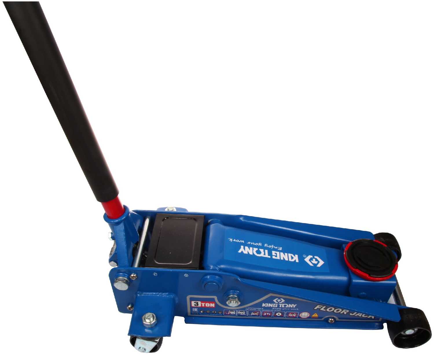 Домкрат подкатной гидравлический KING TONY 9TYT132-03A-B фотография 1