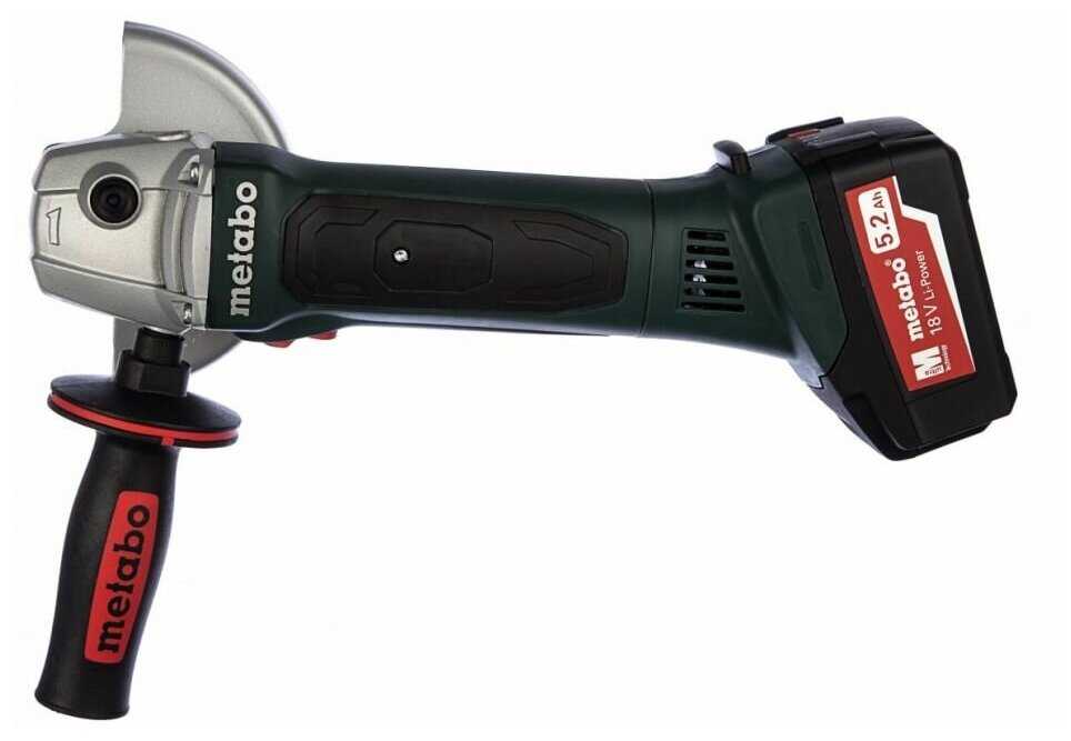 Аккумуляторная УШМ Metabo W 18 LTX 125 (602174650) фотография 6