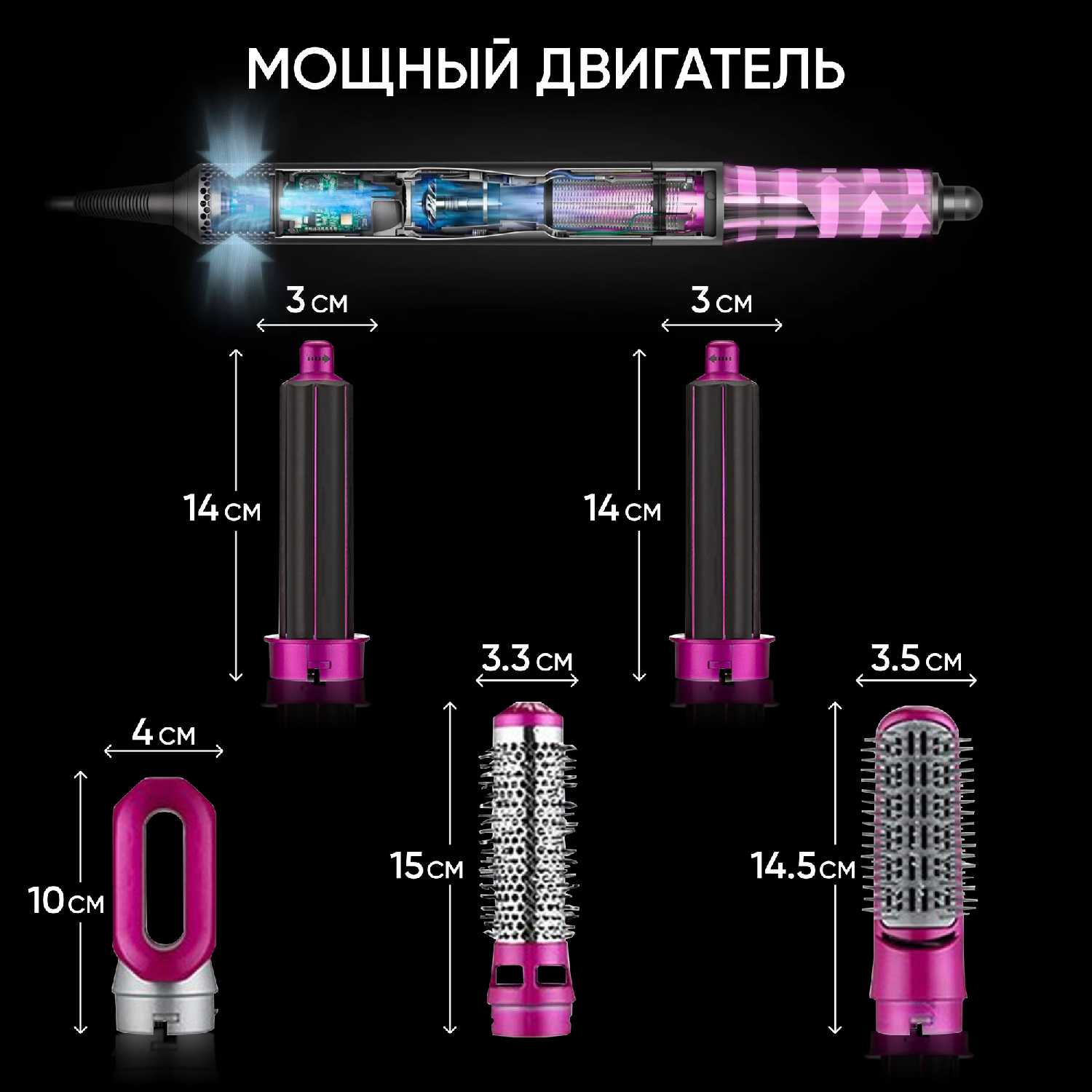 Стайлер для волос Мультистайлер 5в1 фотография 16