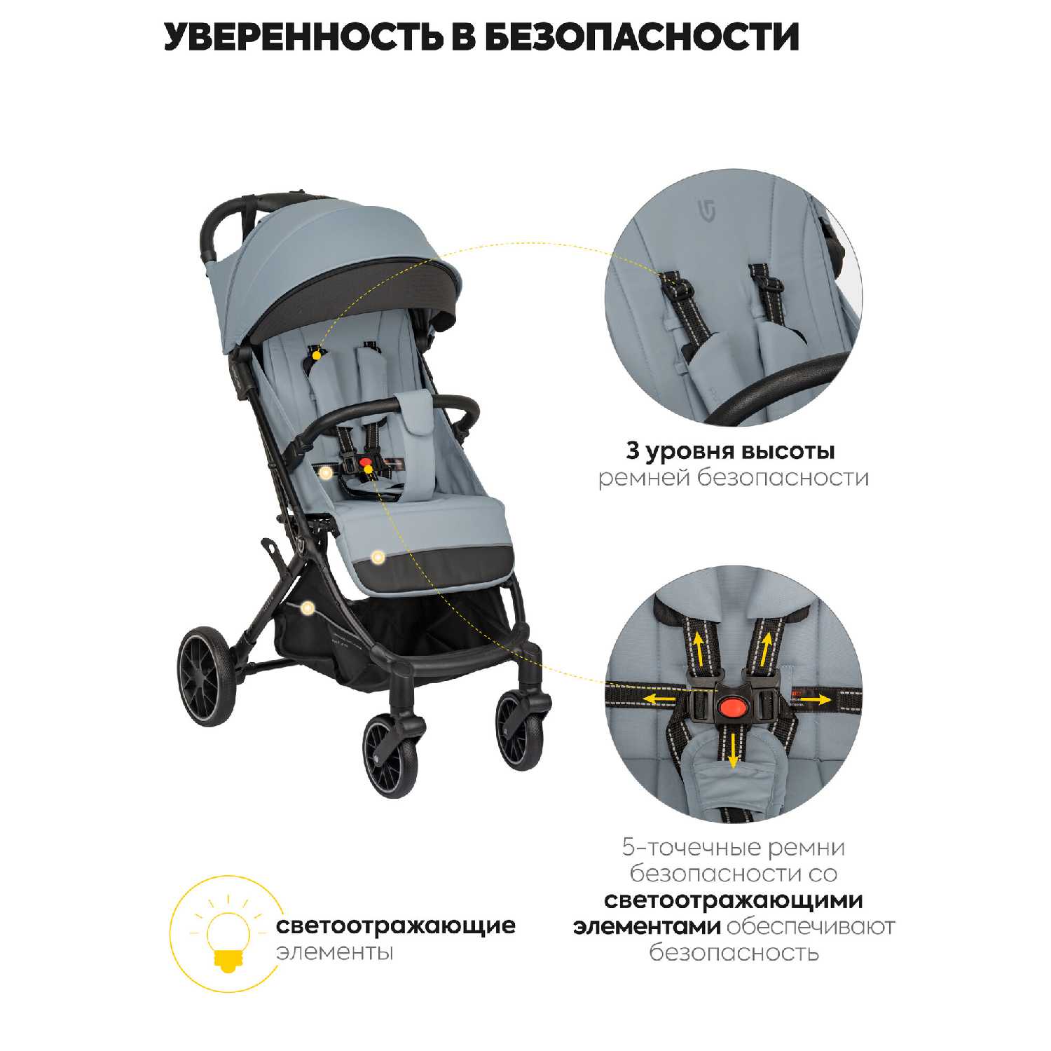 Коляска прогулочная детская Jovola Specter (IN260) фотография 27