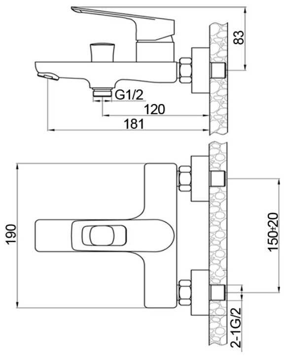 Смеситель Raiber Osdorf (R2102) фотография 1