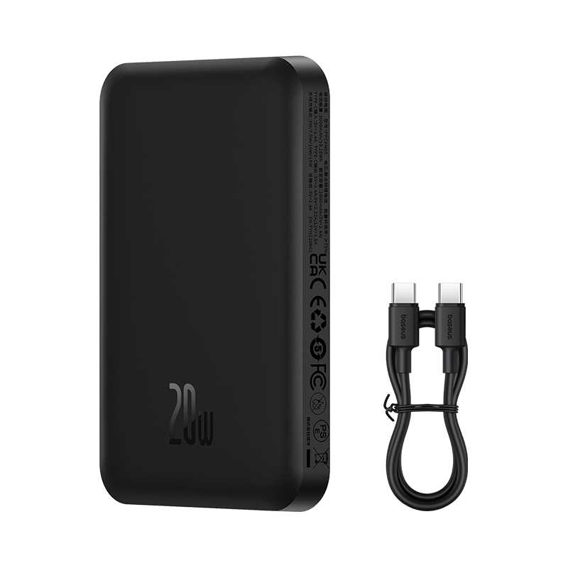Внешний аккумулятор Xiaomi Baseus Magnetic Wireless Charging Power Bank 5000 mAh 20W (PPCXM05) фотография 8