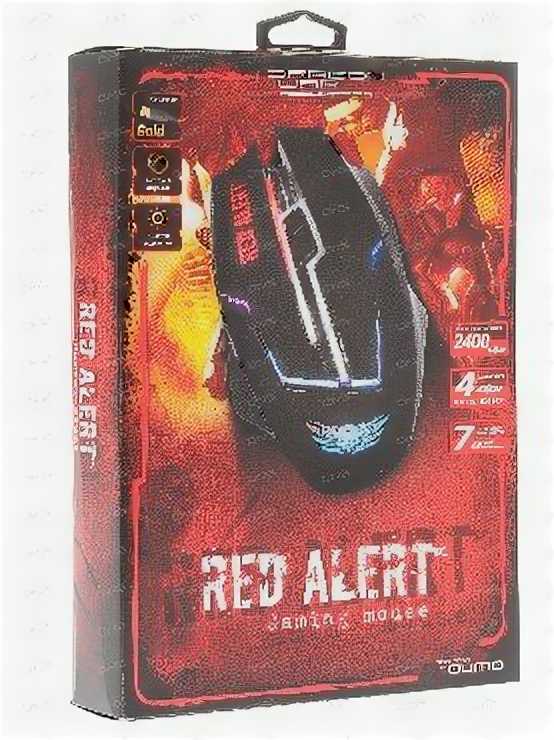 Мышь Qumo Dragon War Red Alert M13