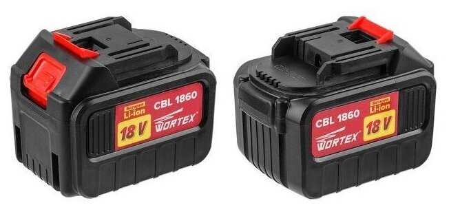 Аккумулятор Wortex CBL 1860 Li-Ion 18 В 6 А·ч фотография 1